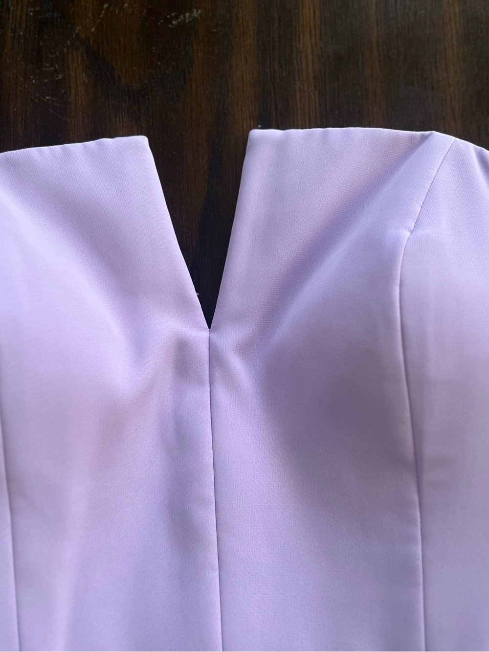 Dessy Collection Strapless Lilac Dress . Preowned